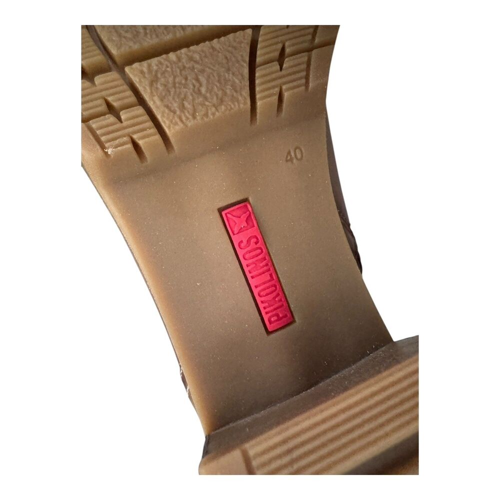 PIKOLINOS‎ Llanes High Ankle Boot With Heel Brandy EU 40/US 9-9.5 $230 W7H-8507 - Picture 8 of 8